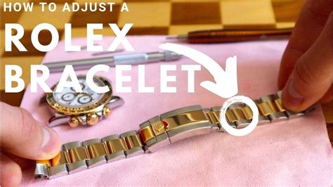 change rolex watch band|how to adjust rolex band.